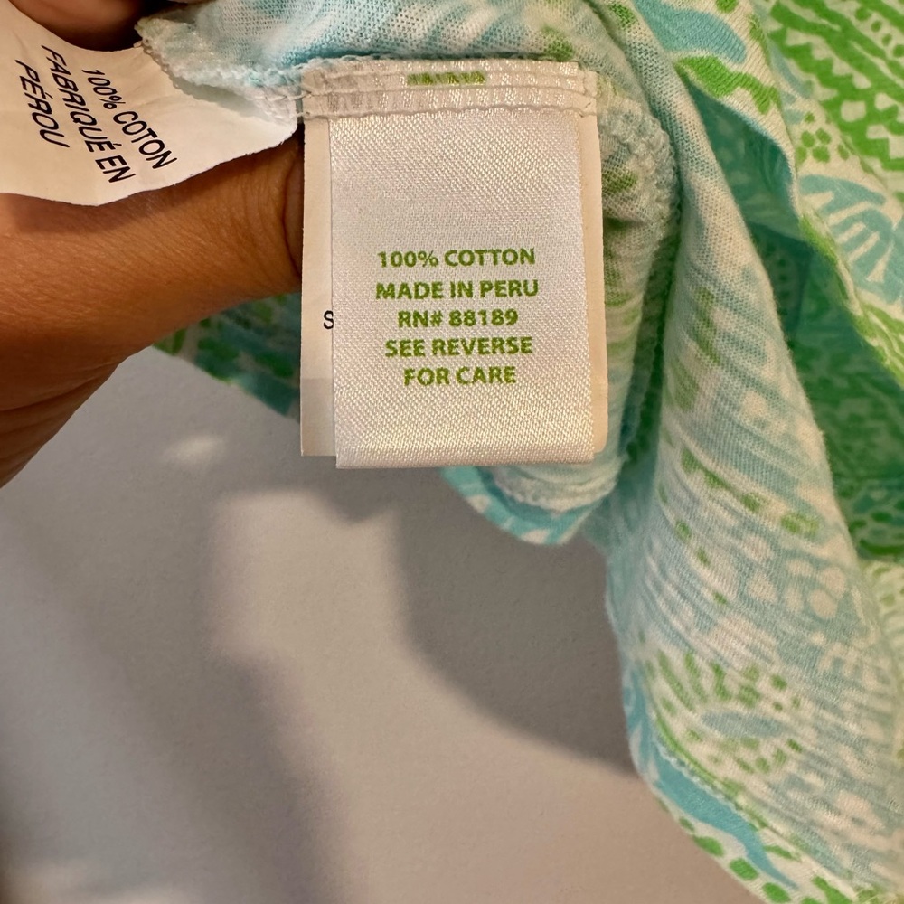🌴 Lilly Pulitzer Women's Off-Shoulder Top, EUC, Size XL - Picture 4 of 4